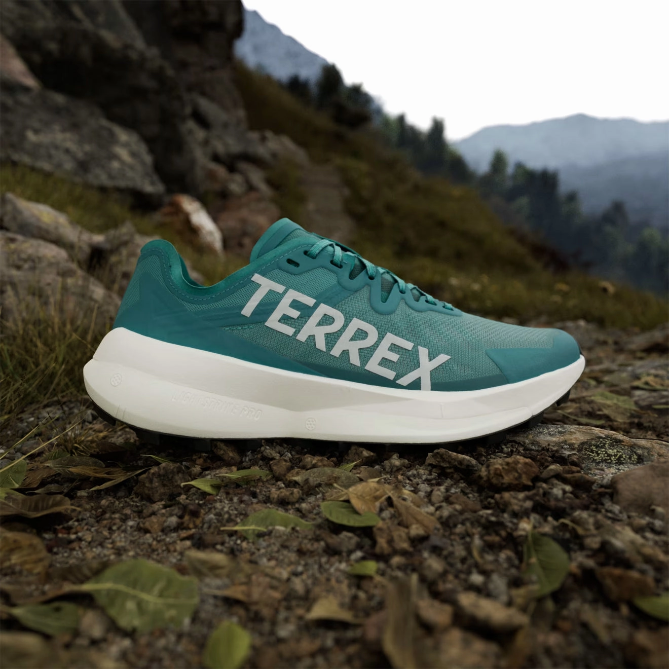 Todays Mega Savings Instant Savings Deal Adidas Terrex Agravic Speed Running Shoe Pure Teal / Grey One / Core Black