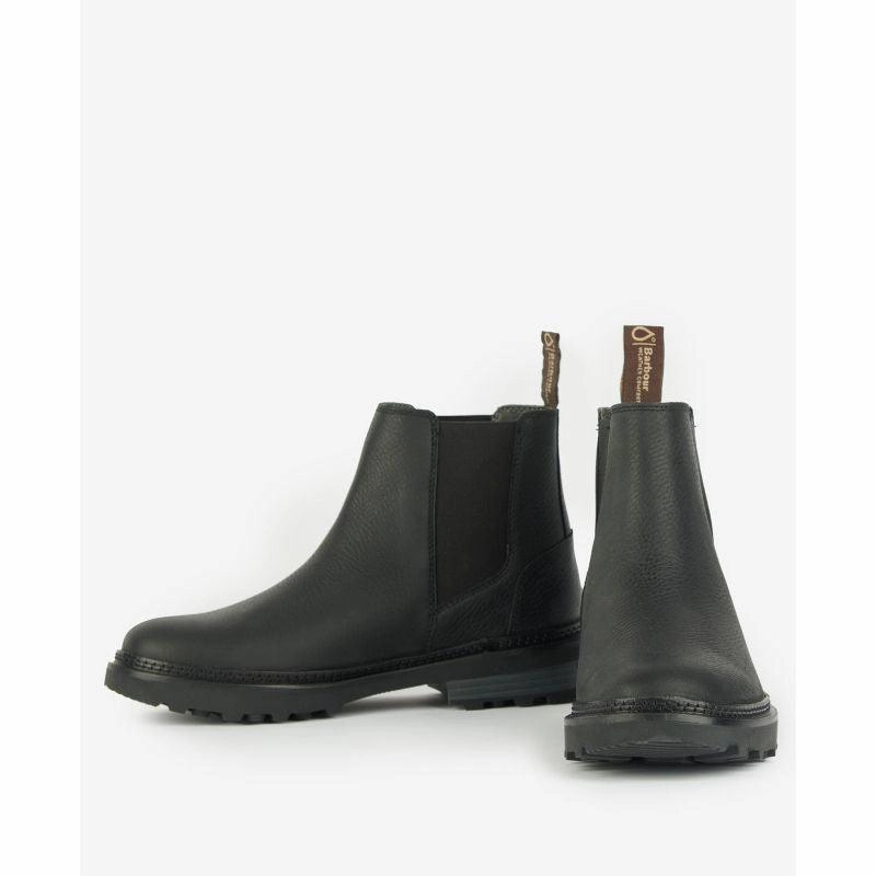 Barbour Ellison Ladies Leather Chelsea Boot - Black Perfect Gift Offer Shop Today Save