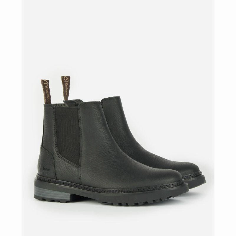 Best Price Today Barbour Ellison Ladies Leather Chelsea Boot - Black