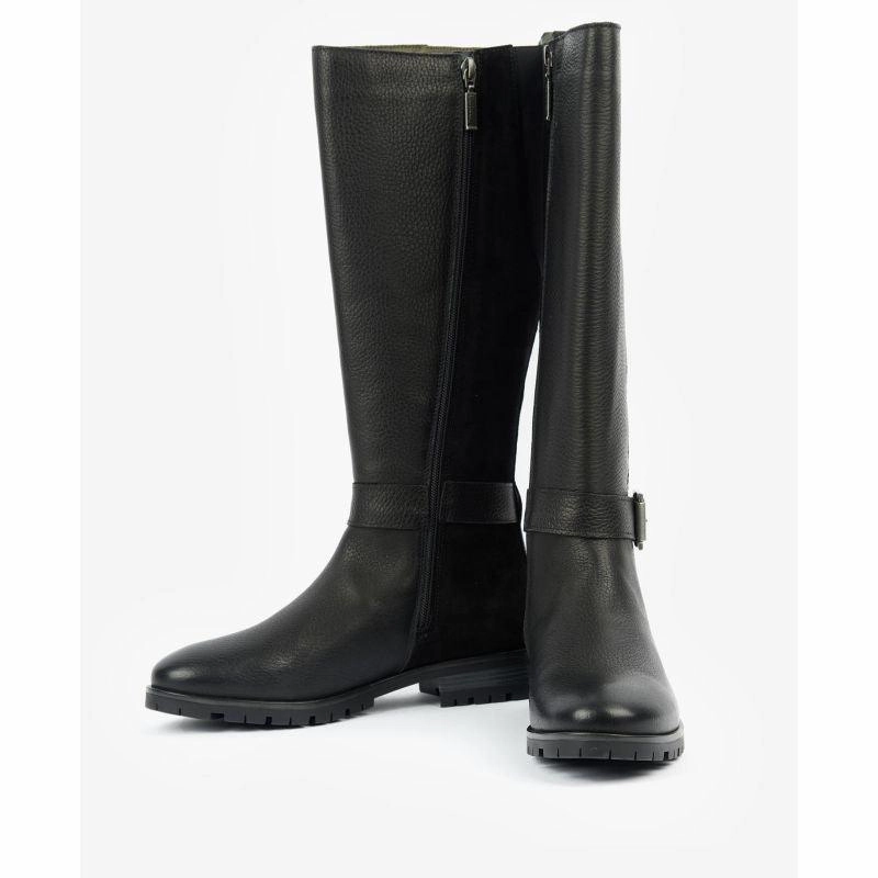 Barbour Alisha Ladies Tall Boots - Black Deal Frenzy Today Mega Online Discount