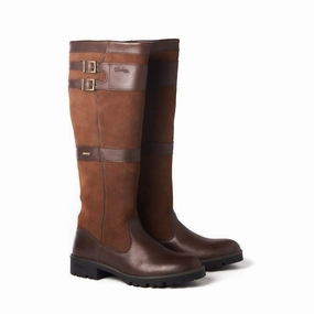 Hot Pick Sale Big Savings Alert Dubarry Longford Ladies Gore-Tex Waterproof Leather Boot - Walnut