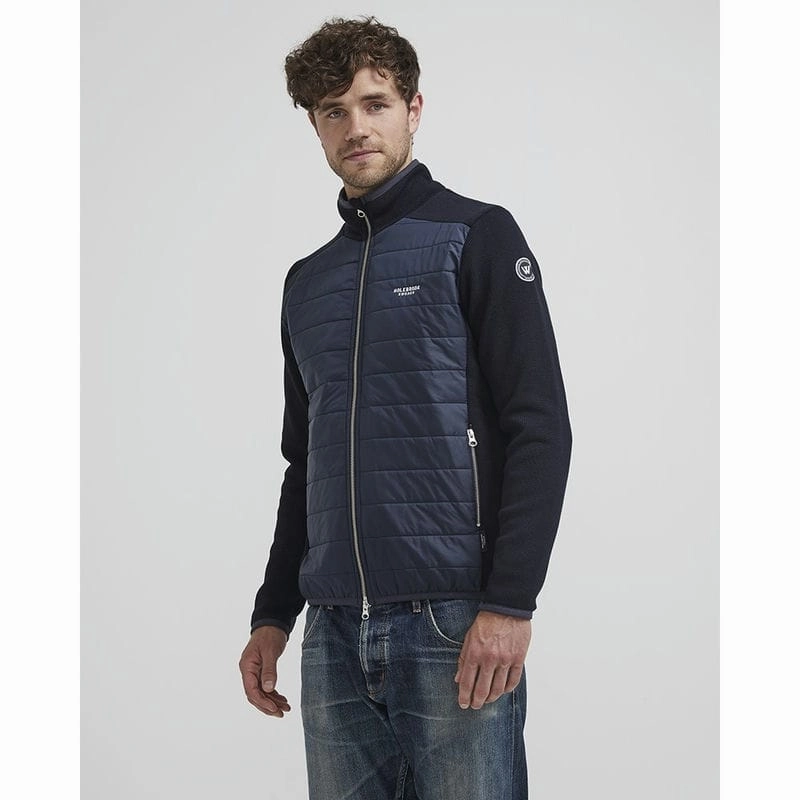 Holebrook Peder Windproof Mens Full Zip Jacket - Navy Sweet Deal Today