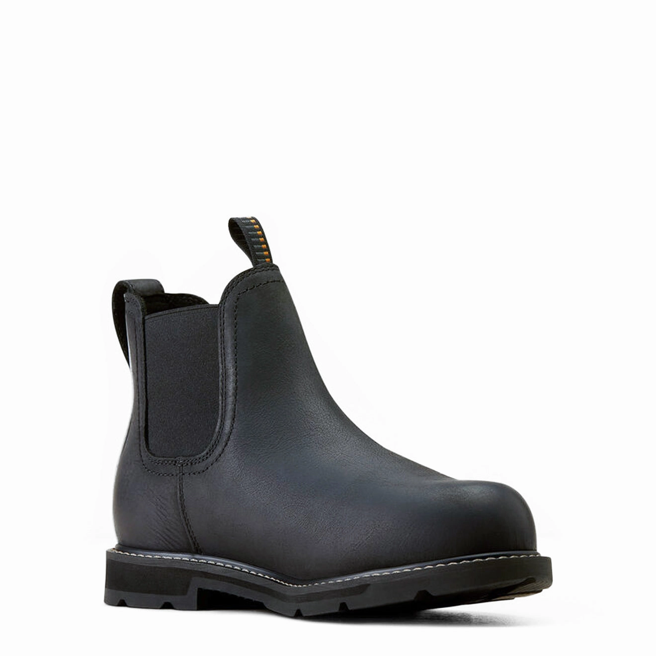 Today Only Discount Limited Edition Offer Ariat Groundbreaker Chelsea Waterproof Steel Toe Work Boot Black