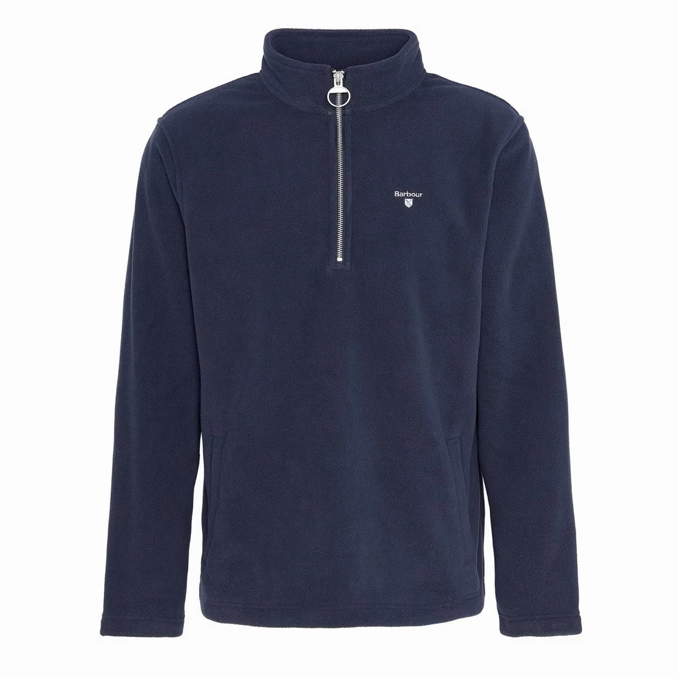 Barbour Essentials Half Zip Fleece Navy Hot Pick Deal