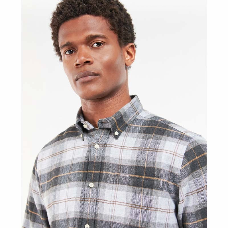 Barbour Kyeloch Tailored Mens Shirt - Greystone Flash Sale Alert Now Shop the Best Deals