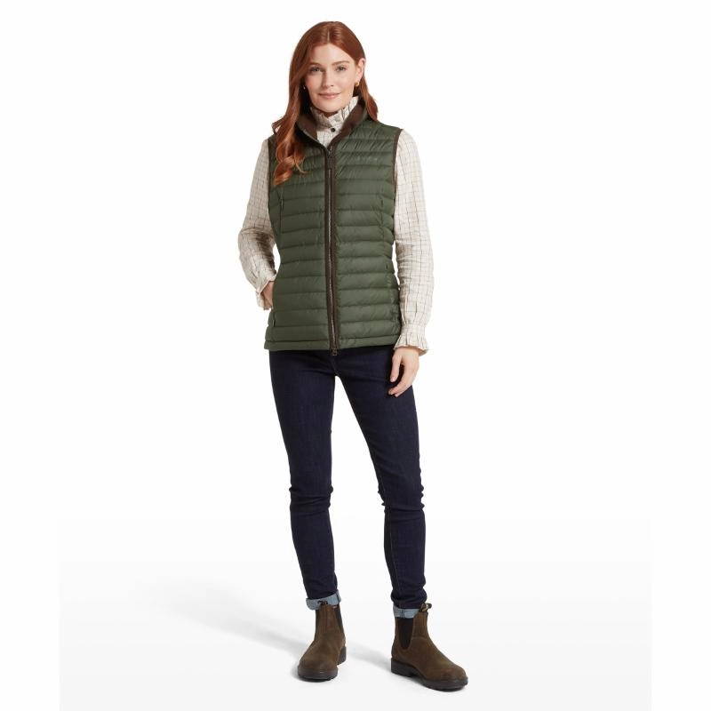 Schoffel Launde Down Ladies Gilet - Woodland Mega Savings Now