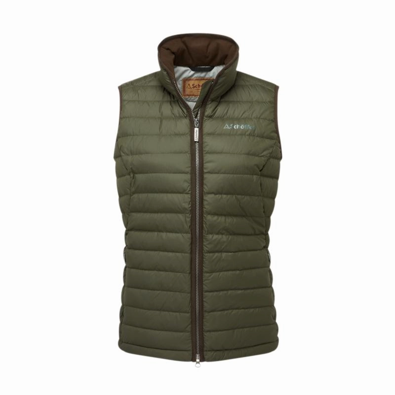 Schoffel Launde Down Ladies Gilet - Woodland Save Today Only