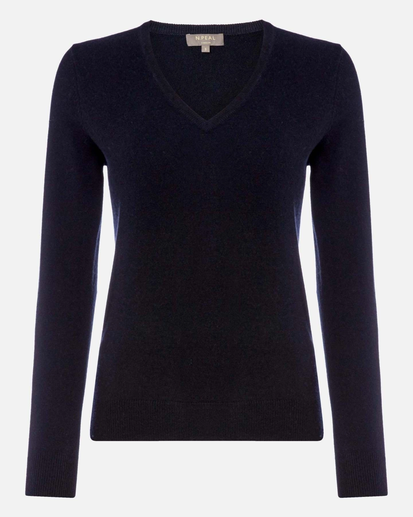 Women'S Phoebe V Neck Cashmere Jumper Navy Blue Today Only Discount Alert MustShop Sale