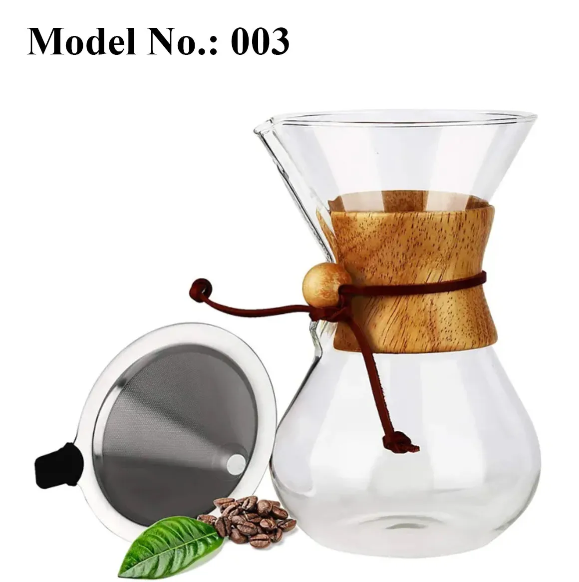 Primo Caf Manual Drip Coffee Maker, Black