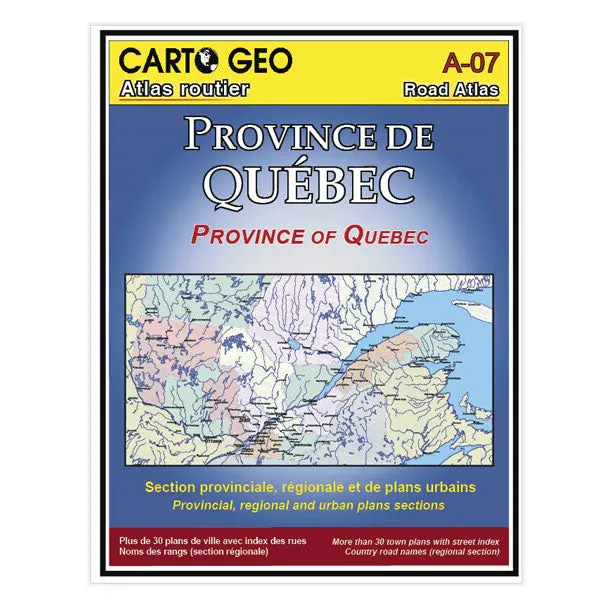 Gift Ideas Galore Shop Now Save Province Of Quebec Road Atlas