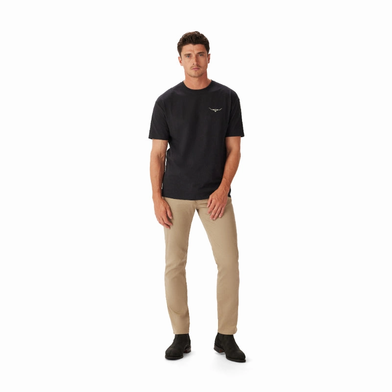 R.M.Williams 1932 Mens T-Shirt - Anthracite Instant Savings Deal