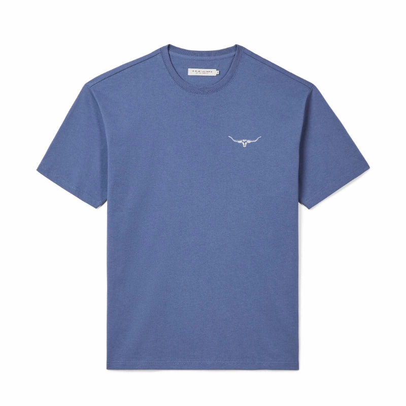 Trending Offer Today Online Exclusive Steal R.M.Williams 1932 Mens T-Shirt - Bright Blue