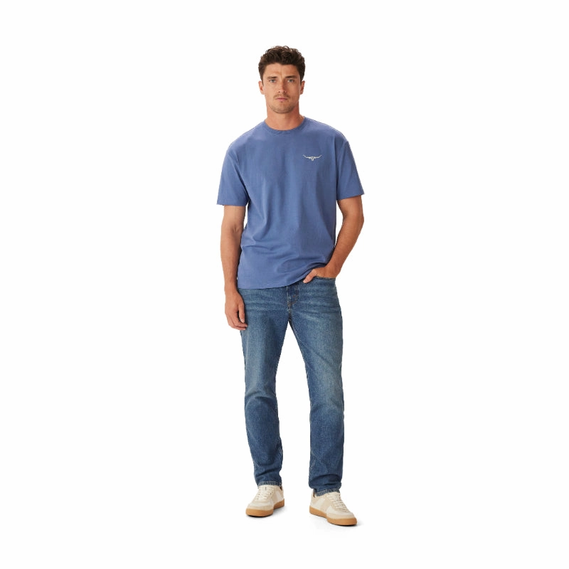 R.M.Williams 1932 Mens T-Shirt - Bright Blue Best Deal Alert Dont Wait Save Today