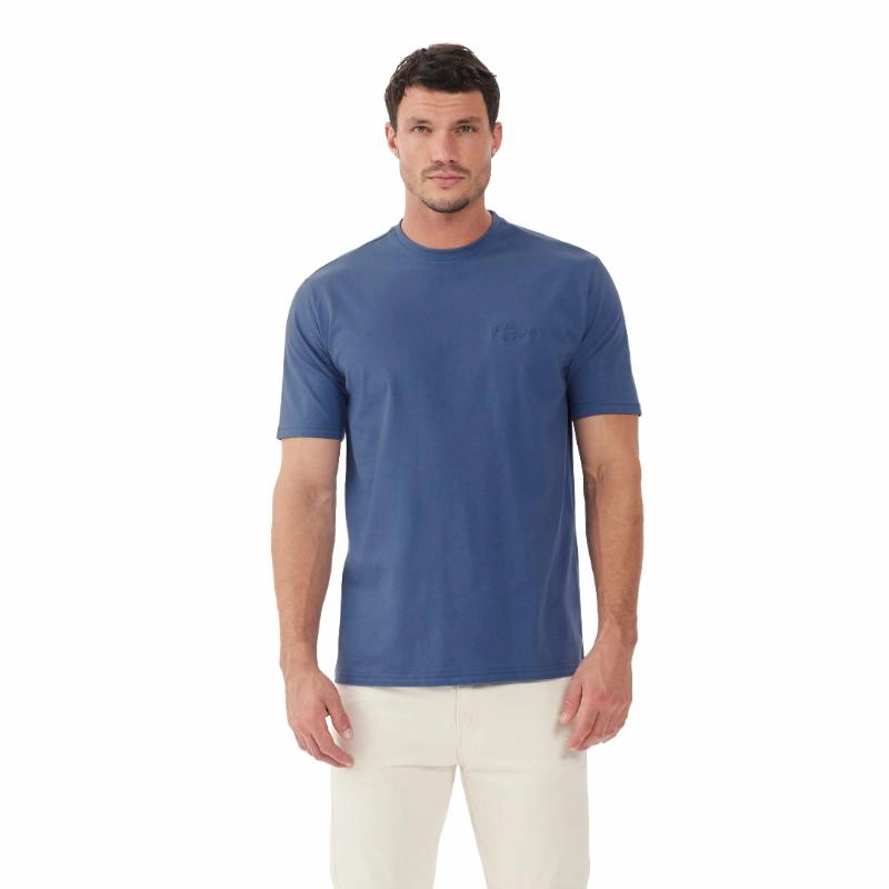 Save Today Only R.M.Williams Ashfield Mens T-Shirt - Blue