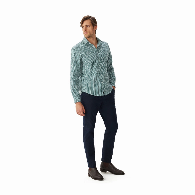 Grab Your Deal Today R.M.Williams Classic Mens Shirt - Green/Blue