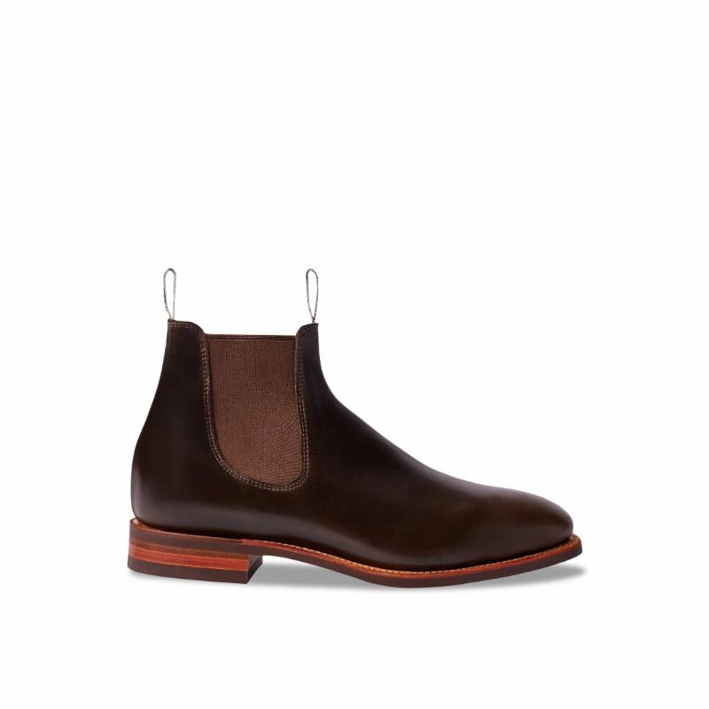 Mega Sale Now R.M.Williams Comfort Craftsman Mens Leather Boots - Dark Olive