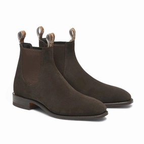 Shop Grab Savings Grab It Before Gone R.M.Williams Craftsman Classic Suede Mens Boot - Chocolate