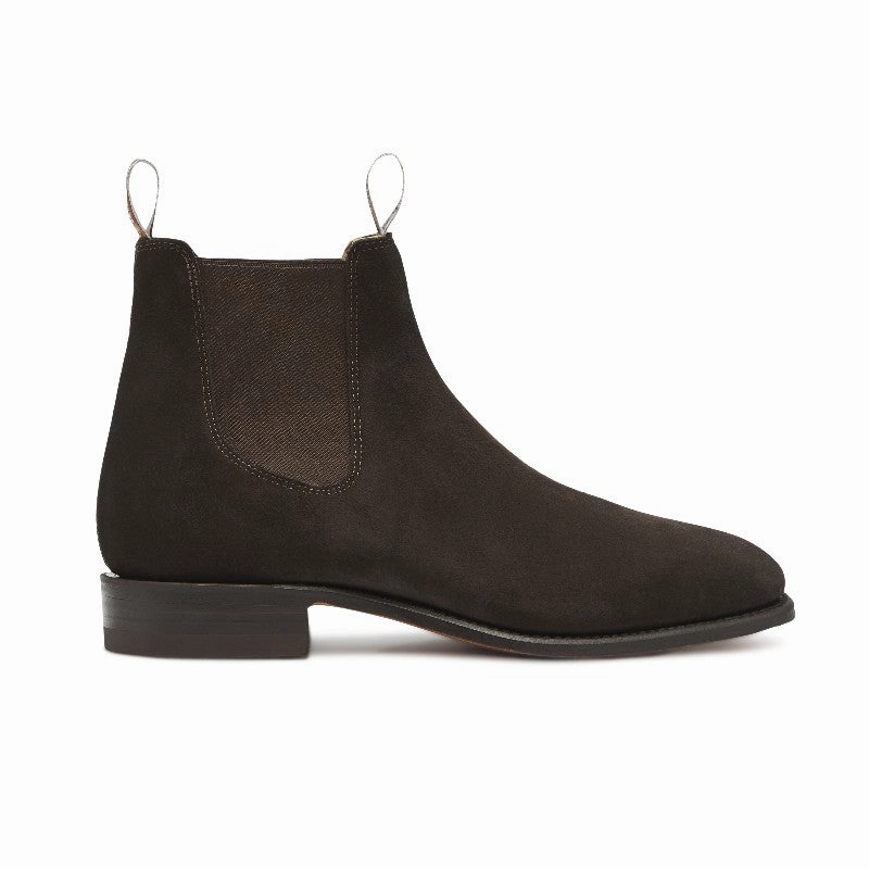 Unmissable Deal Today Sale Ending Soon R.M.Williams Craftsman Classic Suede Mens Boot - Chocolate