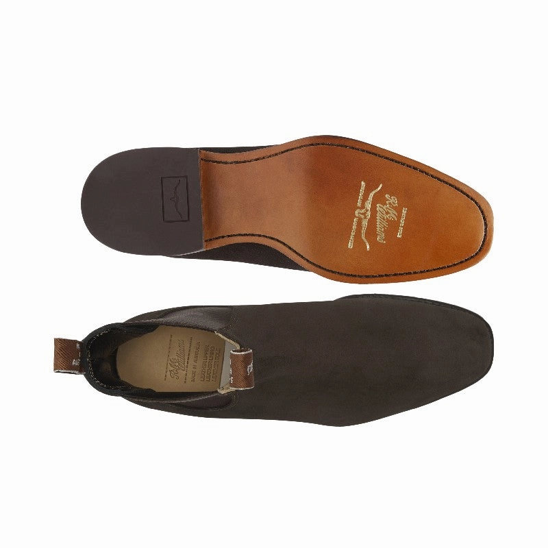 R.M.Williams Craftsman Classic Suede Mens Boot - Chocolate MustHave Clearance Shop the Savings Now