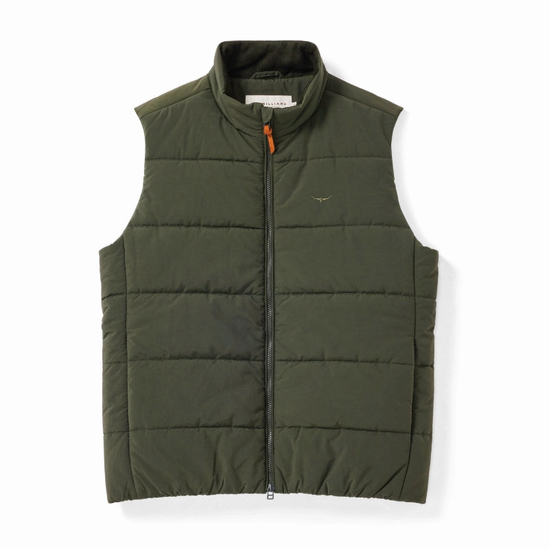 R.M.Williams Padstow Puffer Mens Gilet - Peat Grab It Before Gone Online Exclusive Savings