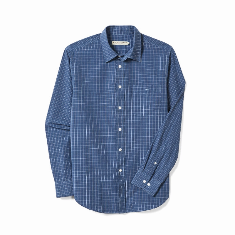 MustHave Steals R.M.Williams Regular Mens Shirt - Navy