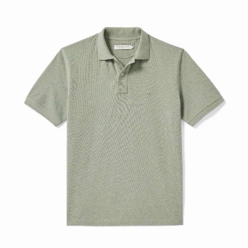 Best Price Today R.M.Williams Rod Mens Polo Shirt - Green Marl