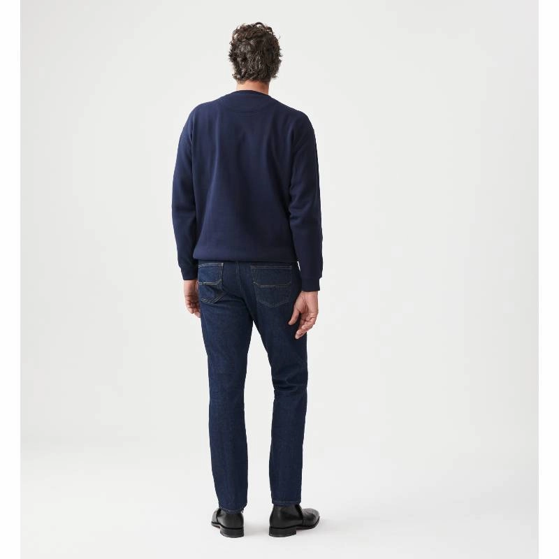 MustHave Items R.M.Williams Script Crew Neck Mens Sweater - Navy