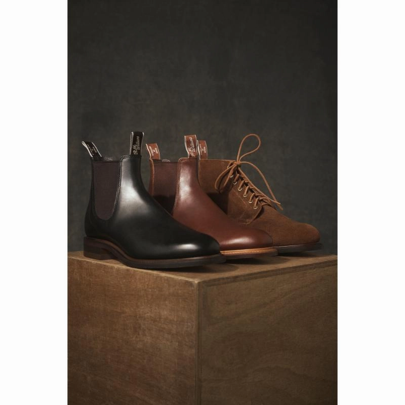Grab Save Today R.M.Williams Urban Turnout Mens Leather Boots - Dark Tan