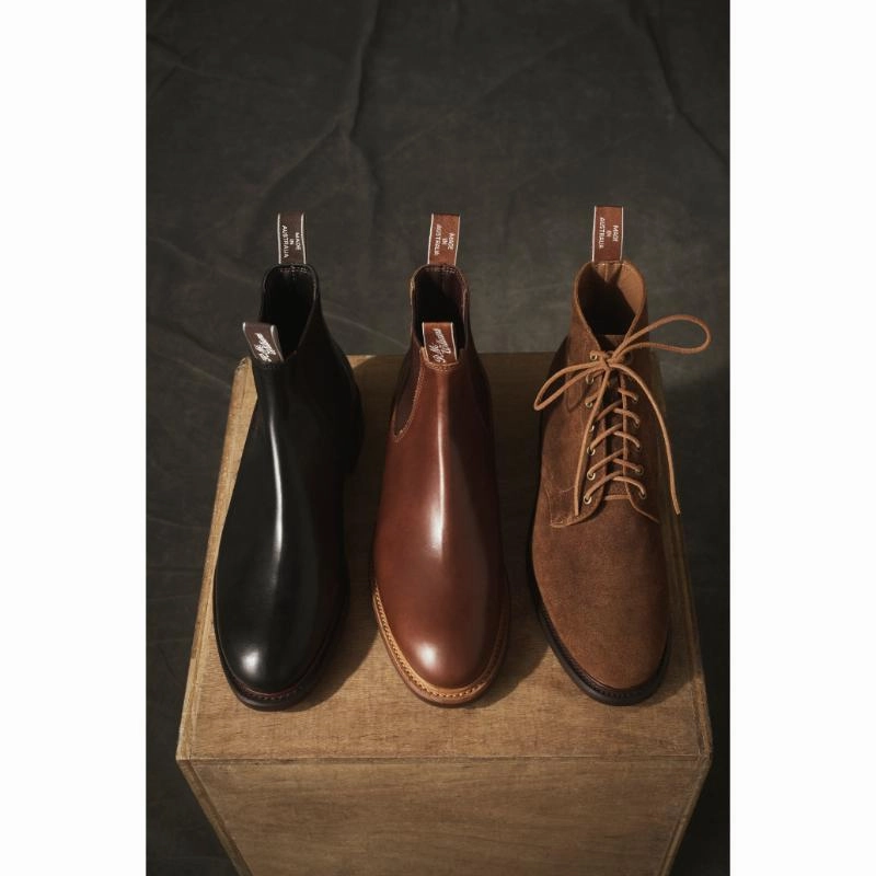 Trendy Picks Today MustHave Items R.M.Williams Urban Turnout Mens Leather Boots - Dark Tan