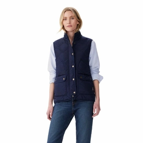 R.M.Williams Wilby Ladies Gilet - Navy Best Deal Today Hot Discount Deal