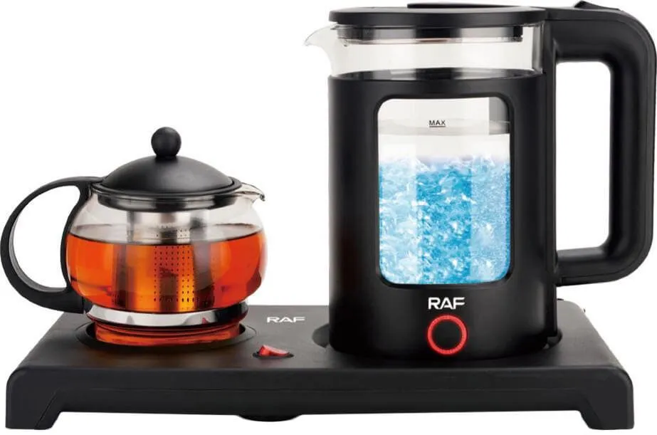 Raf Kettle Set, 2Lit, 1500Watts, Black