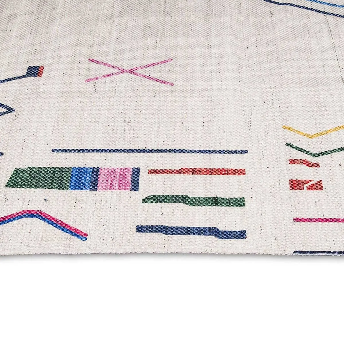 Remi Multi-Colour Abstract Tribal PET Rug