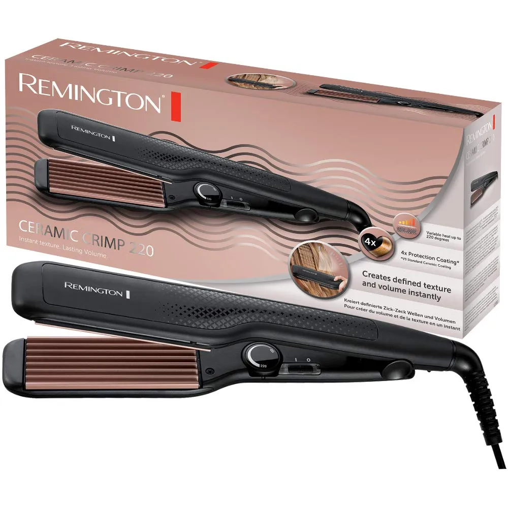 Remington straightener, 50 C to 220 C, Black