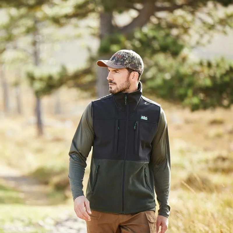 Ridgeline Hybrid Mens Fleece Gilet - Field Olive Mega Discount Event Hot Deal Alert