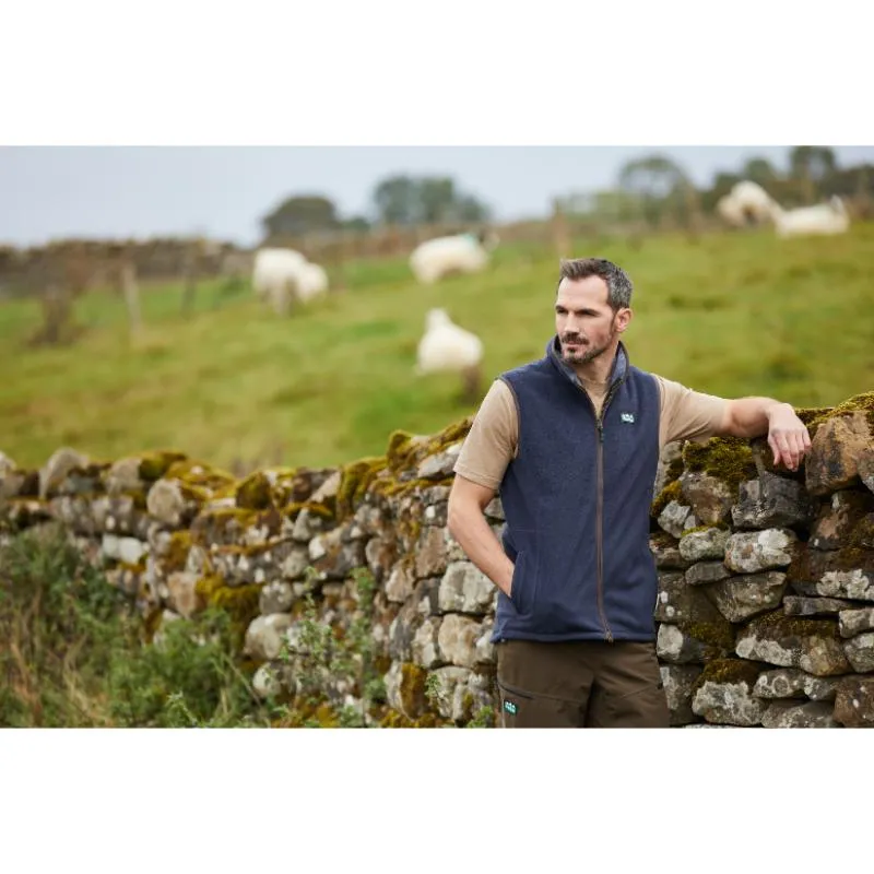 Price Drop Frenzy Ridgeline Kodiak Mens Windproof Fleece Gilet - Navy