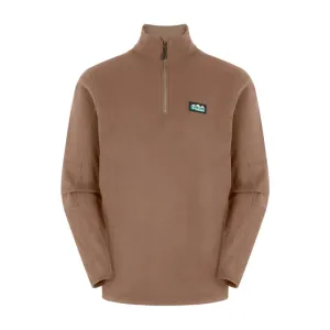 Trendy Picks Today Ridgeline Narvik 1/4 Zip Mens Fleece Jumper - Light Bark