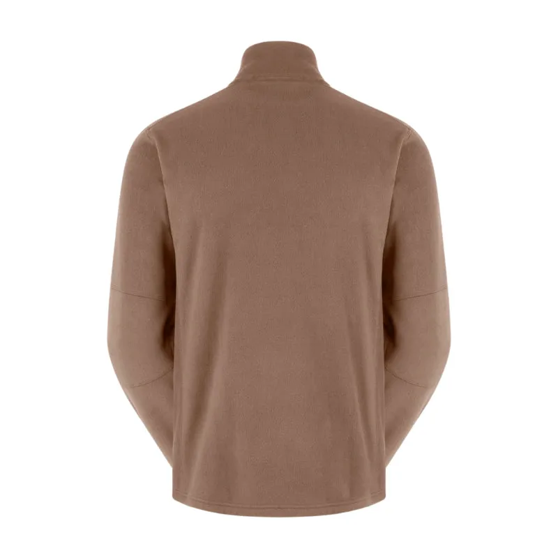 Clearance Event Today Ridgeline Narvik 1/4 Zip Mens Fleece Jumper - Light Bark