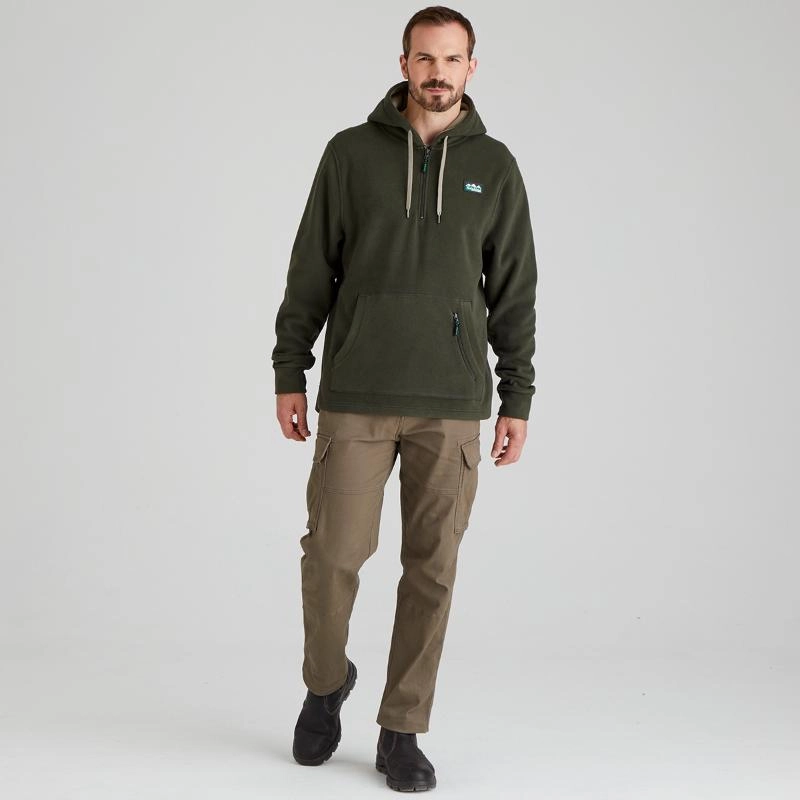 Ridgeline Ballistic Mens Fleece Hoodie - Deep Forest Best Deal Alert