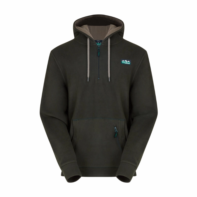 Save More Now Ridgeline Ballistic Mens Fleece Hoodie - Deep Forest