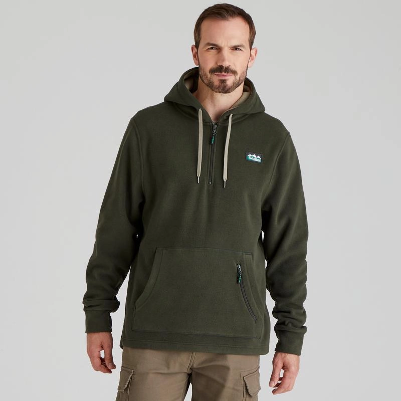 Limited Time Steal Shop Hot Picks Ridgeline Ballistic Mens Fleece Hoodie - Deep Forest