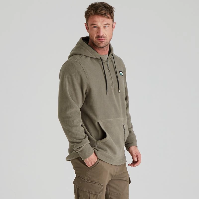 Daily Clearance Deal Special Occasion Discount Ridgeline Ballistic Mens Fleece Hoodie - Smokey Olive