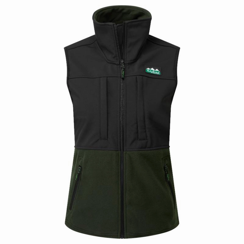 Ridgeline Hybrid Ladies Gilet - Olive/Black Hot Item Clearance Todays Hot Savings