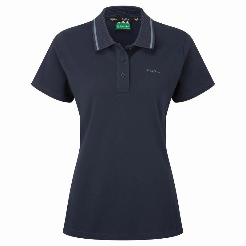 Exclusive Online Discount Ridgeline Kilworth Ladies Polo Shirt - Navy