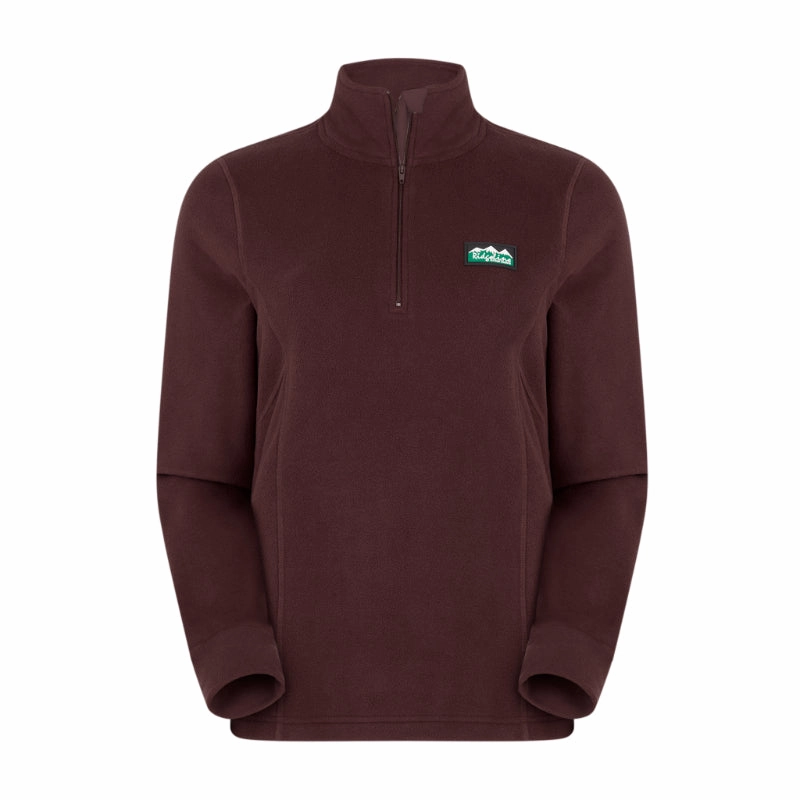 Hot Picks Today Dont Miss This Steal Ridgeline Narvik 1/4 Zip Ladies Fleece Jumper - Winter Berry