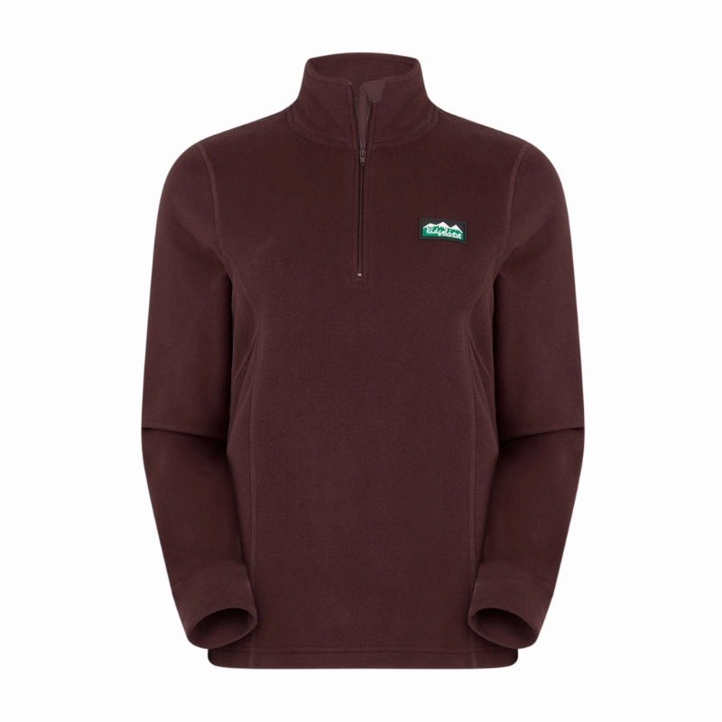 Ridgeline Narvik 1/4 Zip Ladies Fleece Jumper - Winter Berry Big Savings Event