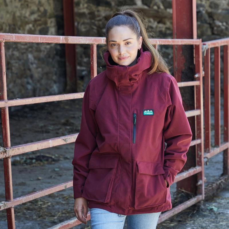 Sweet Deal Inside Ridgeline Rhea Waterproof Ladies Jacket - Winter Berry