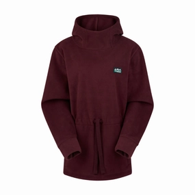 Sweet Deal Today Ridgeline Salt Marsh Ladies Fleece Smock - Winter Berry