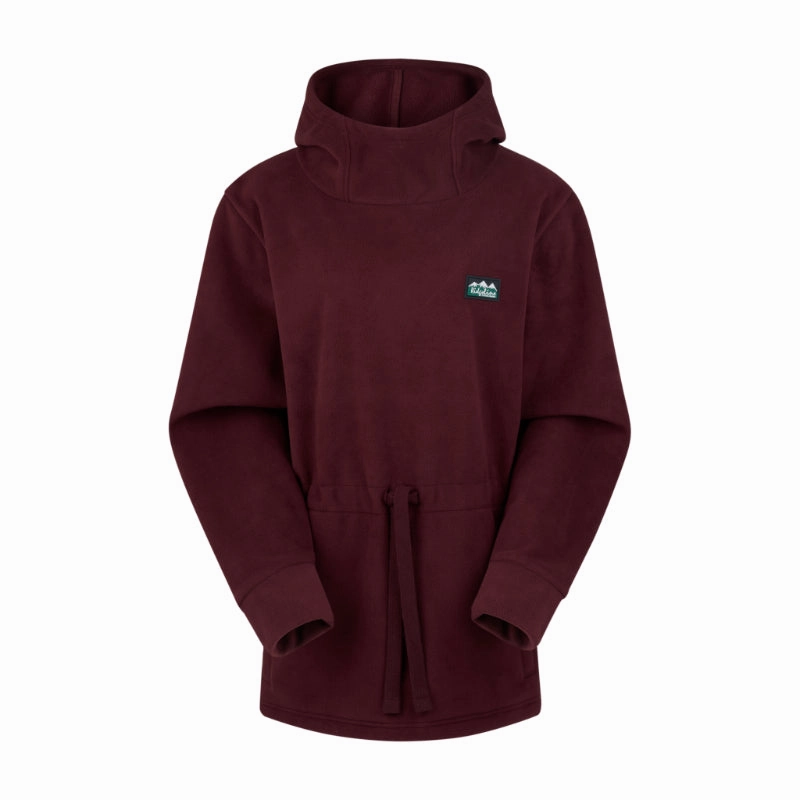 Ridgeline Salt Marsh Ladies Fleece Smock - Winter Berry Clearance Savings Now Special Steal Event