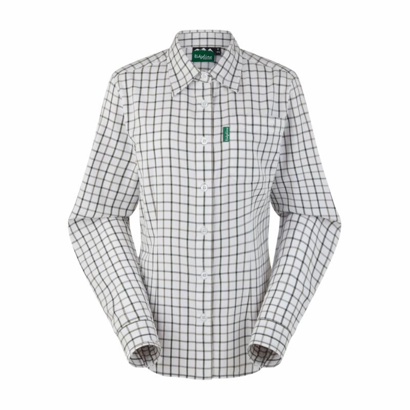 Ridgeline Sedgebrook Ladies Shirt - Deep Forest/Smokey Olive Special Deal Frenzy