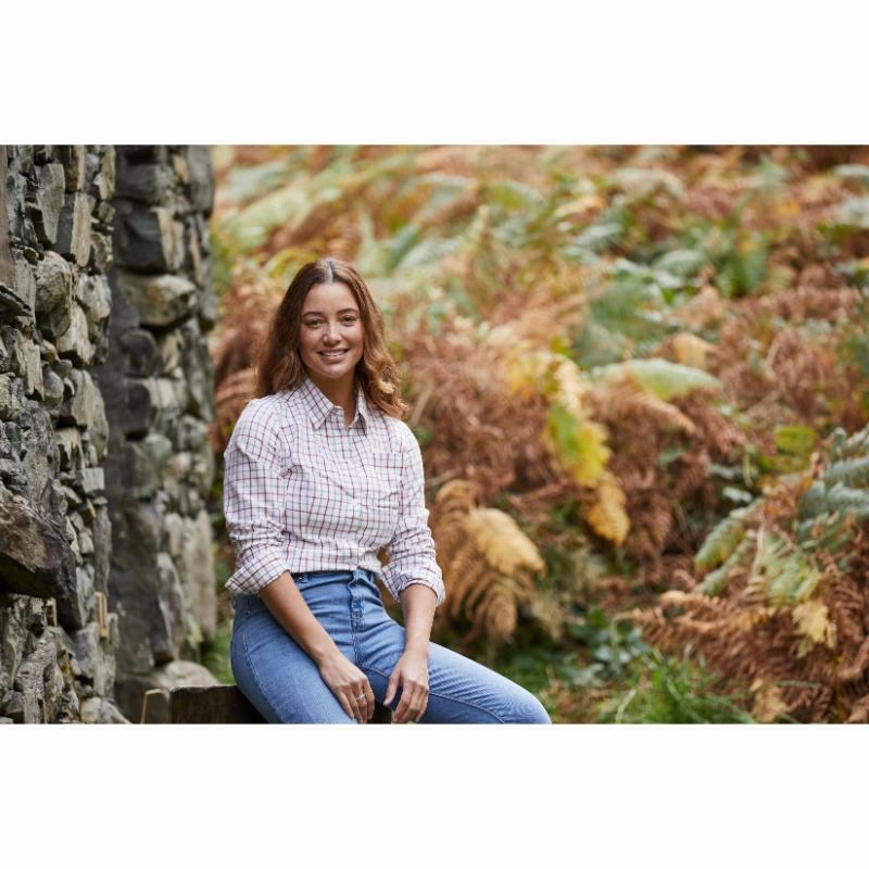 Exclusive Holiday Deal Daily Hot Deal Ridgeline Sedgebrook Ladies Shirt - Russet/Roasted Cashew